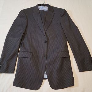 Tommy Hilfiger Gray Pinstripe Suit